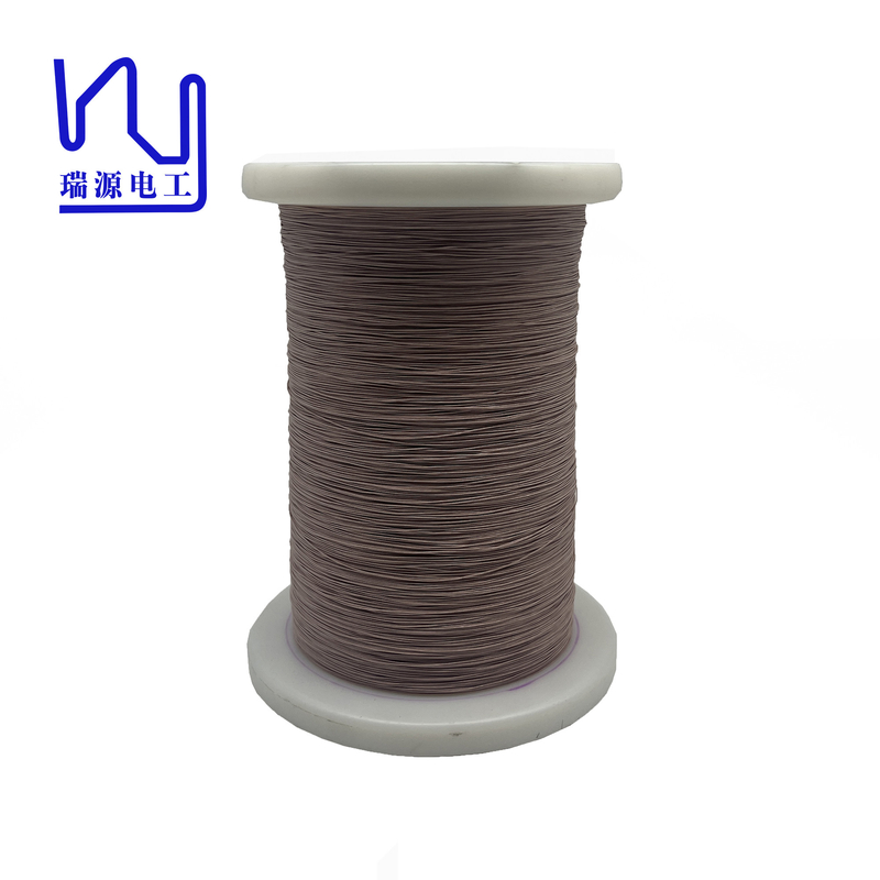 155 Thermal Grade Copper Litz Wire Breakdown Voltage 1300V Silk Covered Nylon / Polyester Jacket